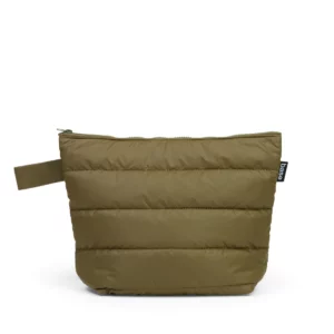 front view of base large stash bag in khaki