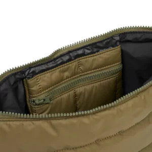 inside khaki large stash bag online at mary and me